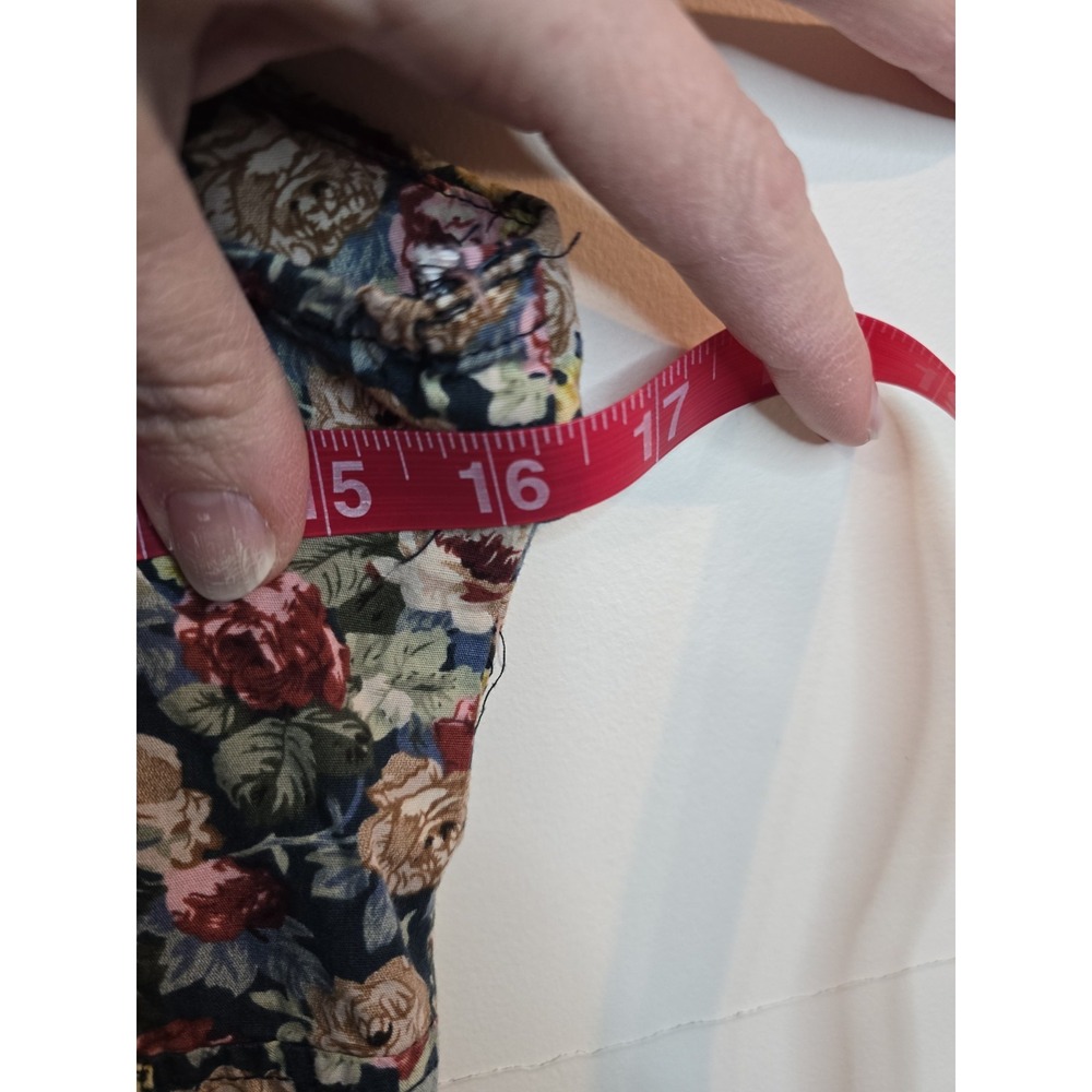 VTG Y2K Deb Floral Corset Button Front Coquette Dainty Feminine Dress Small - Picture 10 of 13